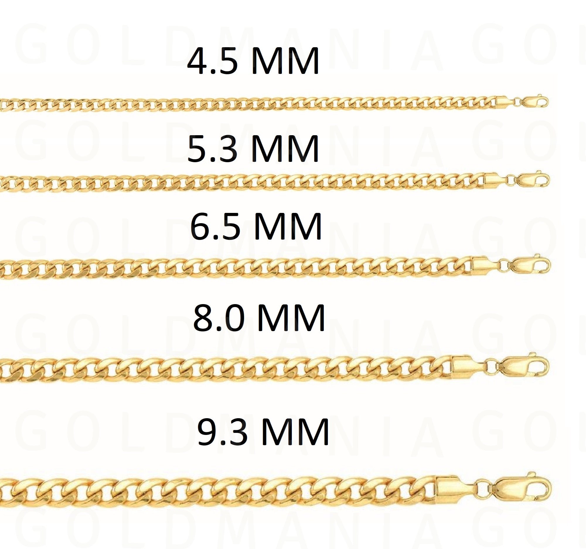10K Yellow Gold Miami Cuban Chain 