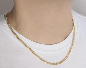 Catena Cubana Miami In Oro 14k: 2,90 Mm/3,70 Mm - Foto 5