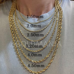 1.6mm Sterling Thai Diamond Cut Rope Chains - 16 1.6mm Sterling Thai Diamond Cut Rope Chains - 16