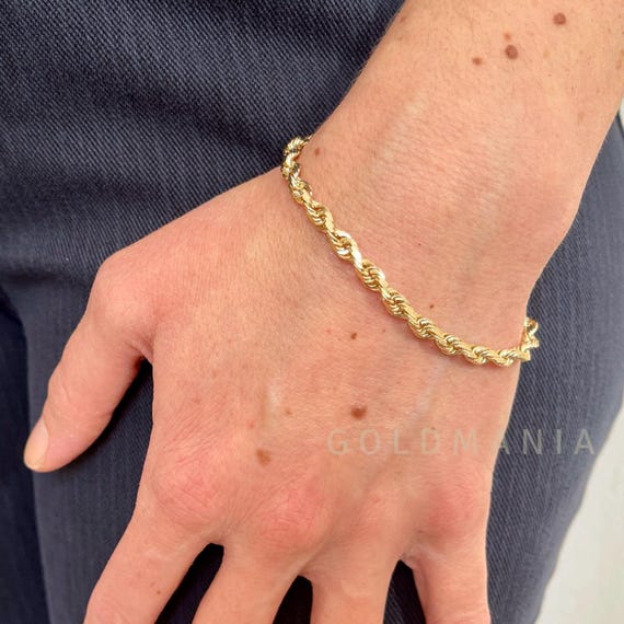 8 inch gold bracelet discount