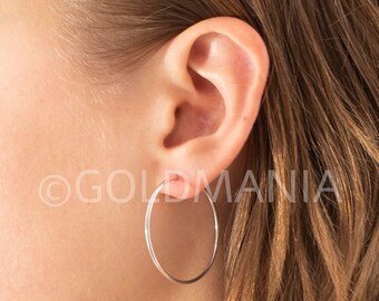 Orecchini A Cerchio In Oro Bianco 18kt - Gioielleria Dassi | Arte Orafa - Foto 11