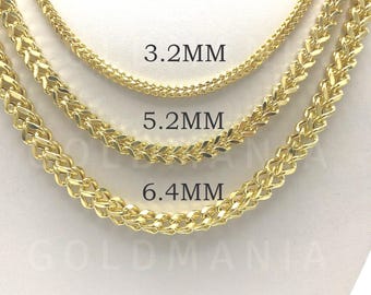 Catenina Uomo Oro Giallo 333 o 585 Grumetta Piatta, largh. 3