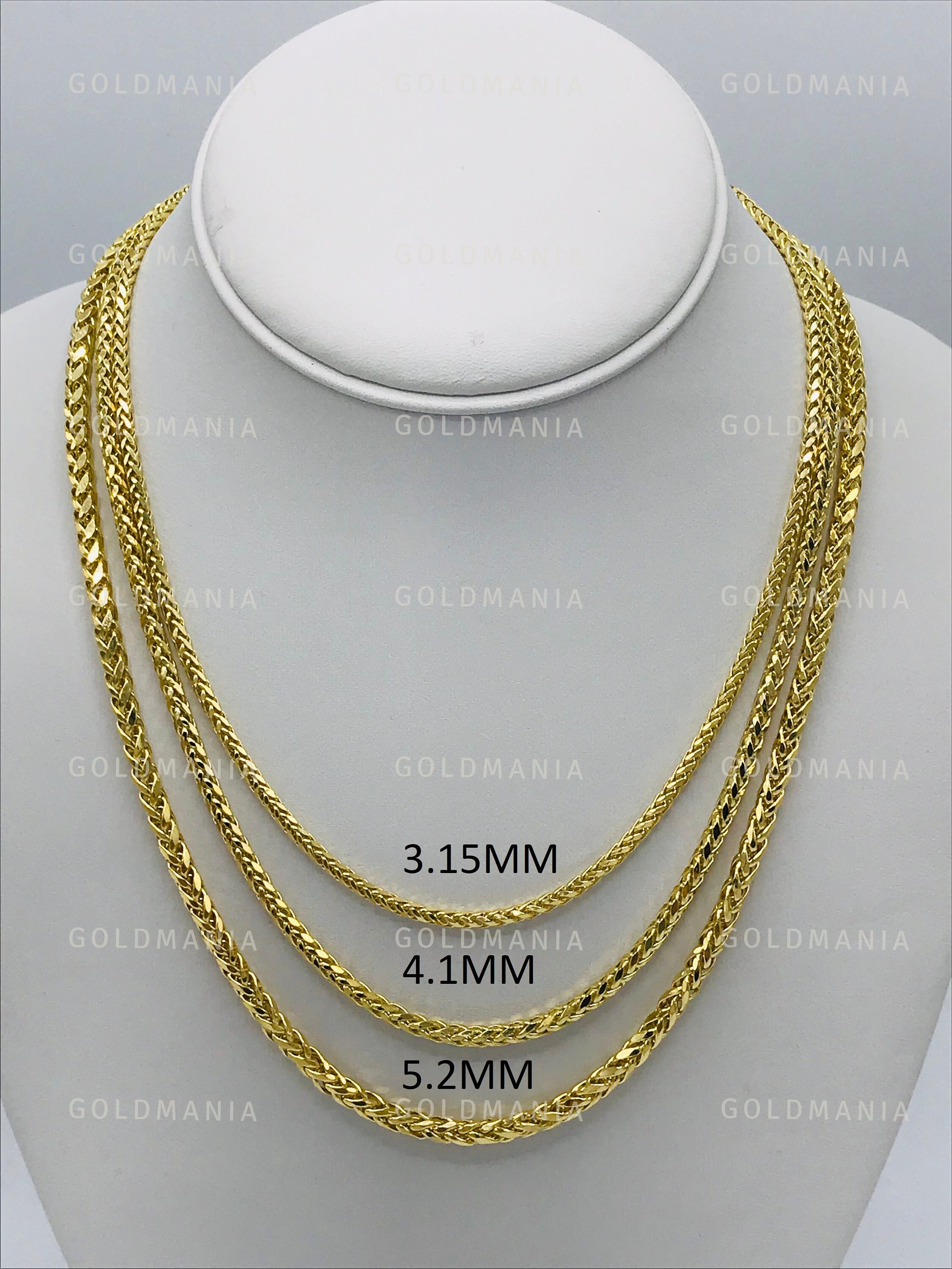 50 CM 20" 1.5 mm Length 14K Solid Yellow Gold Rope Chain 4.1 Grams W -31