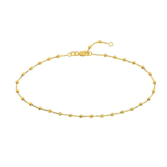 Cavigliera perle pendenti oro Marlù Gioielli 20cv051