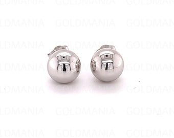 Eleganti Orecchini A Perno In Oro Giallo 14kt Con Triplo Nodo Dell'Amore - Made In Italy (15 Mm) - 5