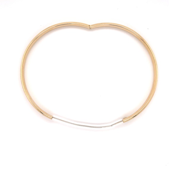 Bangle Bracelet 10K Yellow Gold, 7