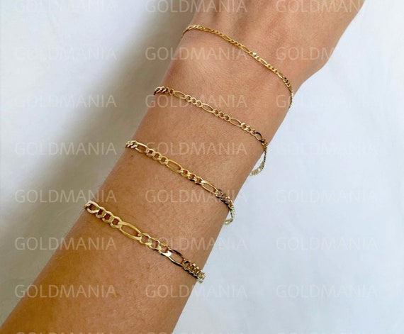 Real 10k Yellow Gold Bracelet 6mm-13mm Miami Cuban Link 9