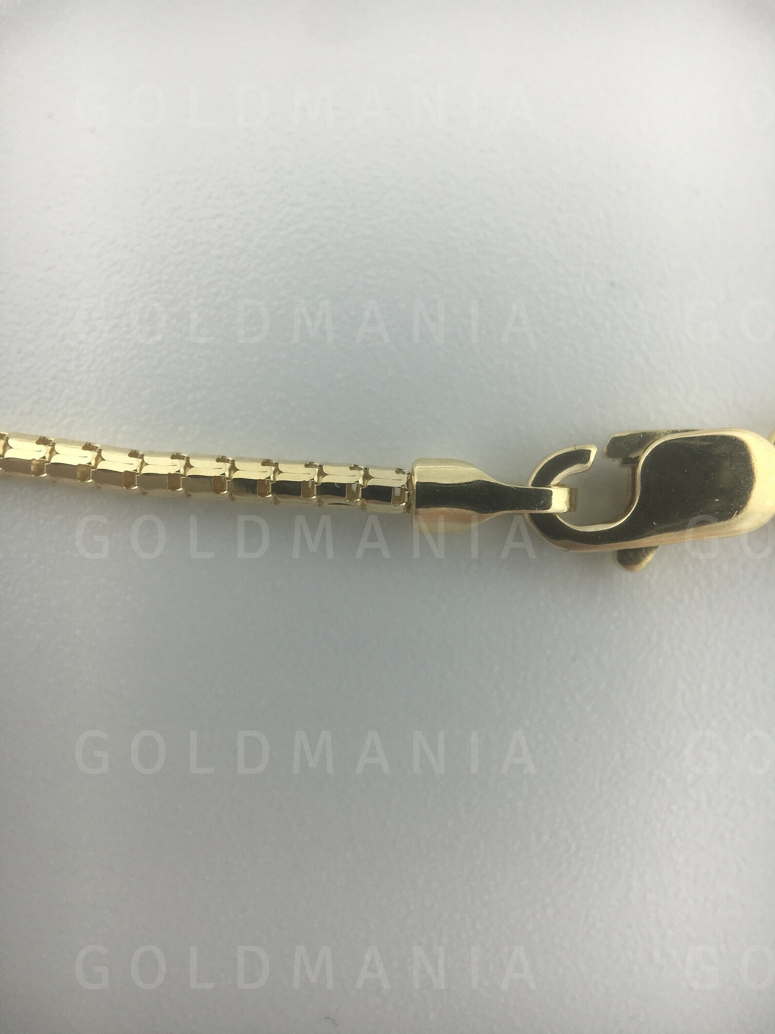 Solid 14K Gold Ice Box Chain Necklace 16 18 Etsy