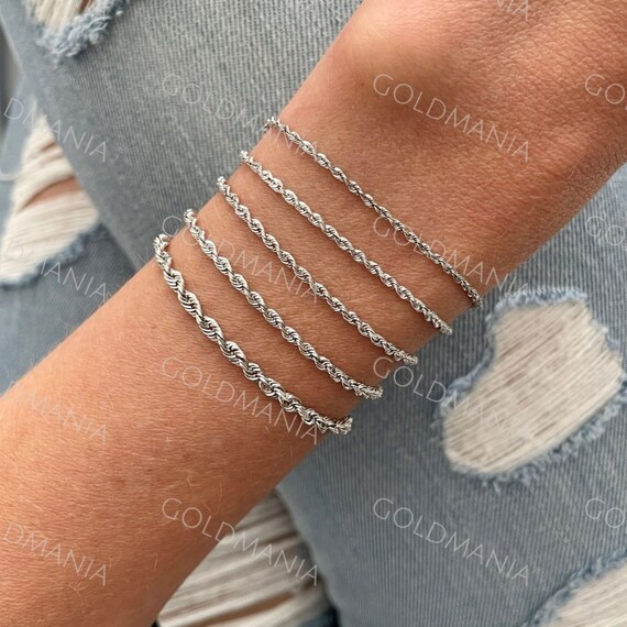 14K White Gold Wide Zig Zag Diamond Cuff Bracelet | Shop 14k White Gold  Lusso Bangles | Gabriel & Co