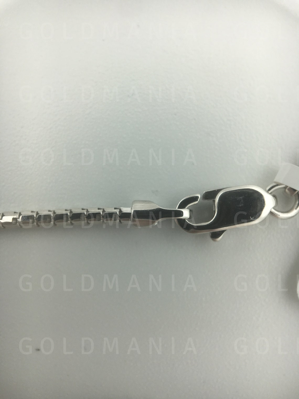 Solid 14K Gold Ice Box Chain Necklace 16 18 Etsy