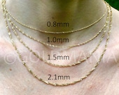【heradi】Ground 118 Necklace ★韓国人気★日本未入荷★ 999.9 Gold Necklace | 09485N(45 cm/~0.320 tael) | Chow Sang