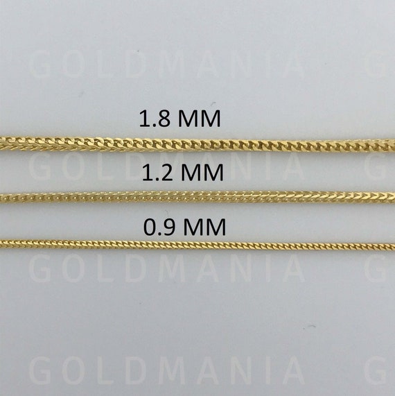 1.2 mm franco chain outlet
