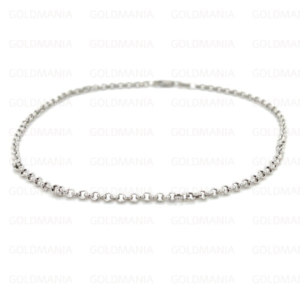 White gold anklet chain Clearance