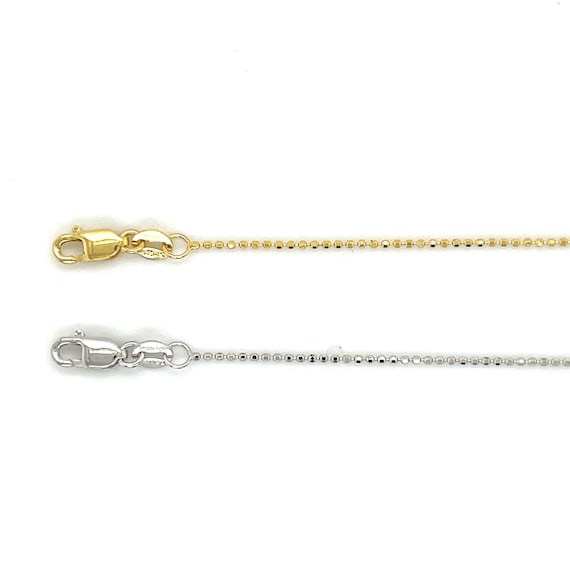 Collana Con Motivo A Sfera Graduata, Spazzolata E Lucidata A Specchio In Oro 14 Carati 14,9 Grammi In Vendita Su Italia - Foto 2