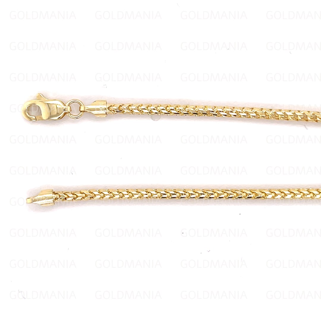 4 Mm Franco Chain Men's 2.3mm Solid Sterling Silver Franco Chain Necklace - Anti-Tarnish, Made In Italy, Lobster Clasp Esclava De Plata 925 Para Hombre - Foto 10