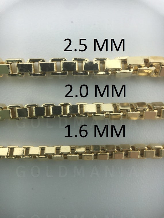 24 inch gold box chain