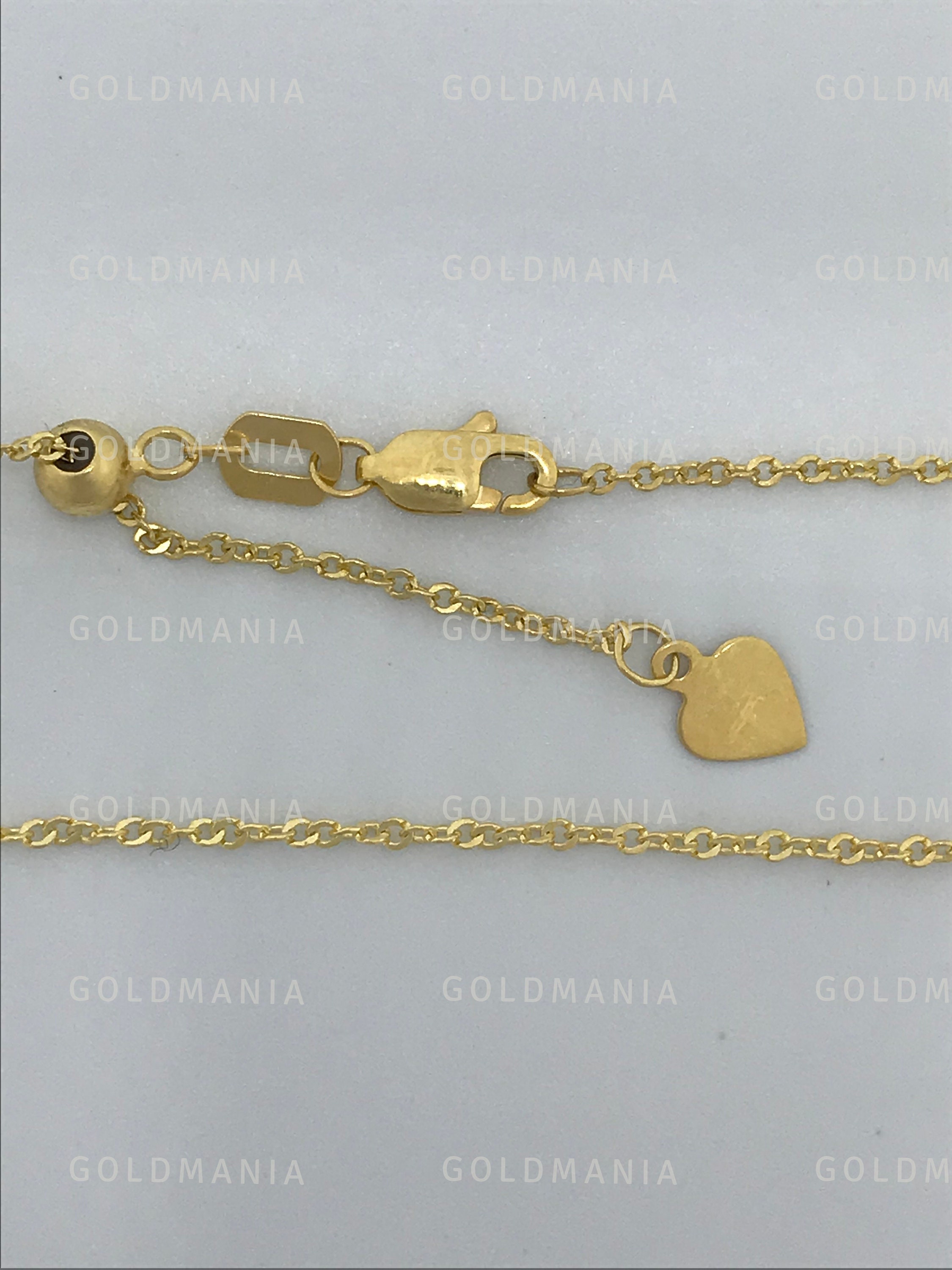 Necklace Chain 14K Gold Plated Twist Cable Chain Sweater Chain