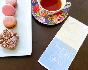 Cómo establecer una intención para manifestar metas Guía imprimible de manifestación