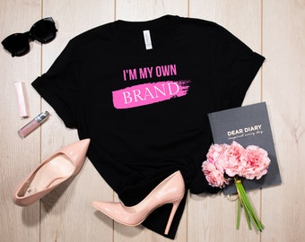 Soy mi propia camiseta de emprendedor de marca