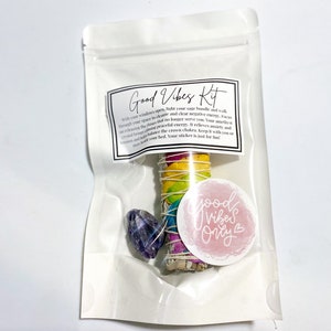 Good Vibes Manifesting Kit Positive Energy Cleanse New Start