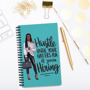 Hustle Harder Notebook