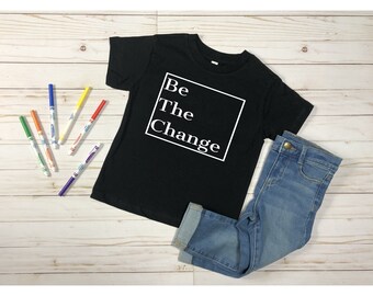 Camiseta de Kids Be The Change BLM