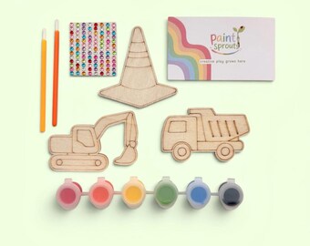 Paint Your Own Wooden Constructions Ornament Craft Kit