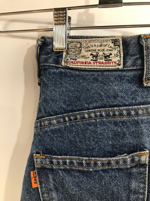 levis 501 orange tab