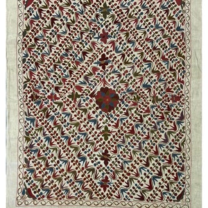 Uzbek Suzani  266cm x 216cm / 8&#39;9&#39;&#39; x 7&#39;1&#39;&#39;  Handmade  Embroidered Textile
