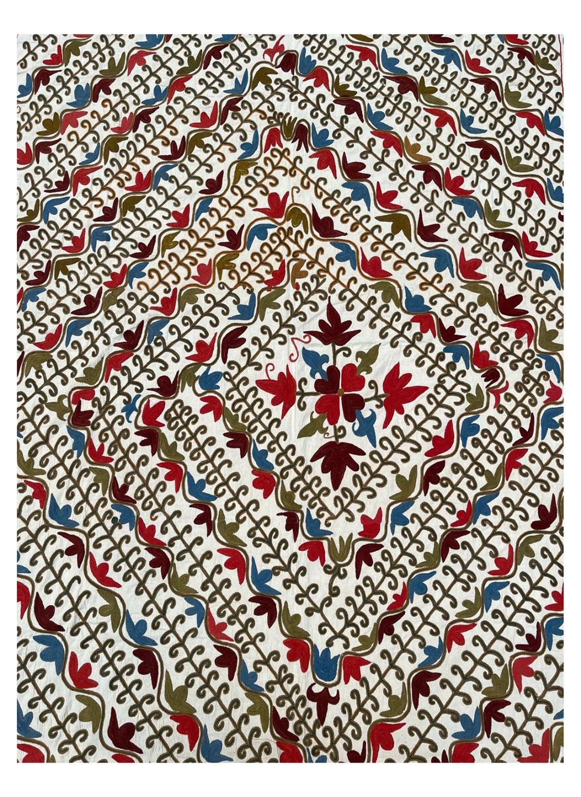 Embroidered Suzani Throw (222 x 148 cm) Embroidered Suzani Throw (222 x 148 cm)