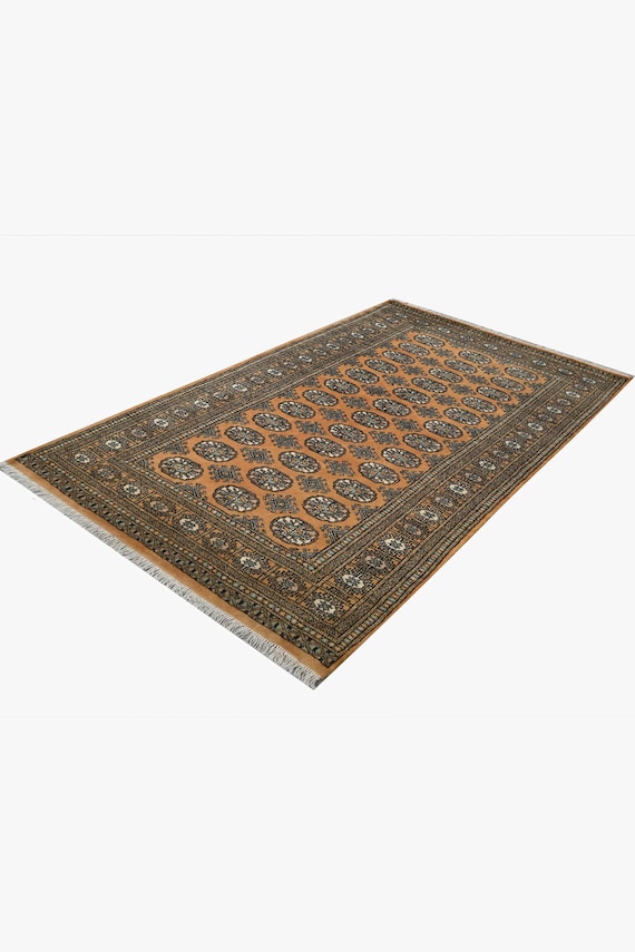 Tapis Boukhara Fait Main Pakistan - 190x127 Cm, Laine Rouge