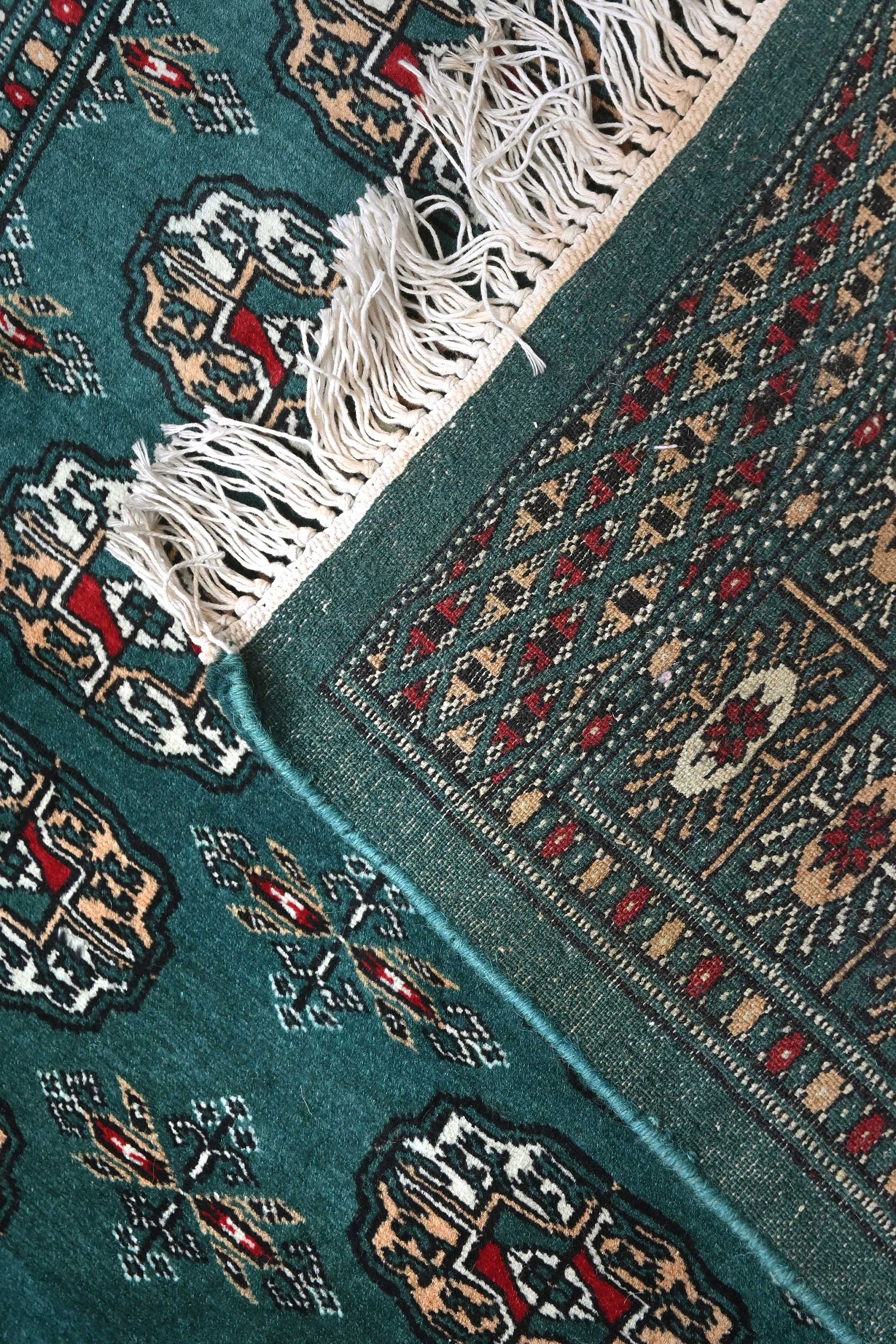 ☆ランナー☆248×78cm パキスタン・ラホール産 絨毯 ラグ アンティーク