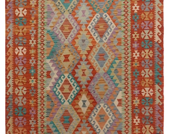 アフガンキリム　ランナー 手織りアフガンキリムランナー 290 x 68 cm / 9ft6in x 2ft3in : 植物