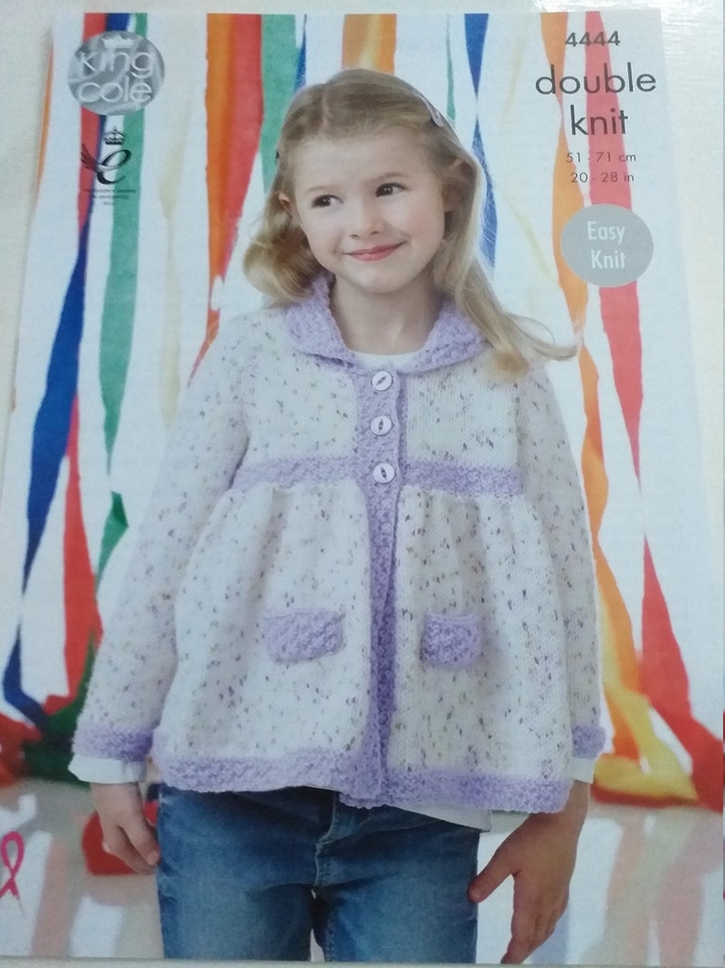 King Cole DK Baby Knitting Patterns Baby Jackets Matinee Etsy UK
