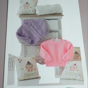 UKHKA knitting pattern ,baby cardigans , baby knitting patterns ,baby dk patterns , ukhka 134 pattern