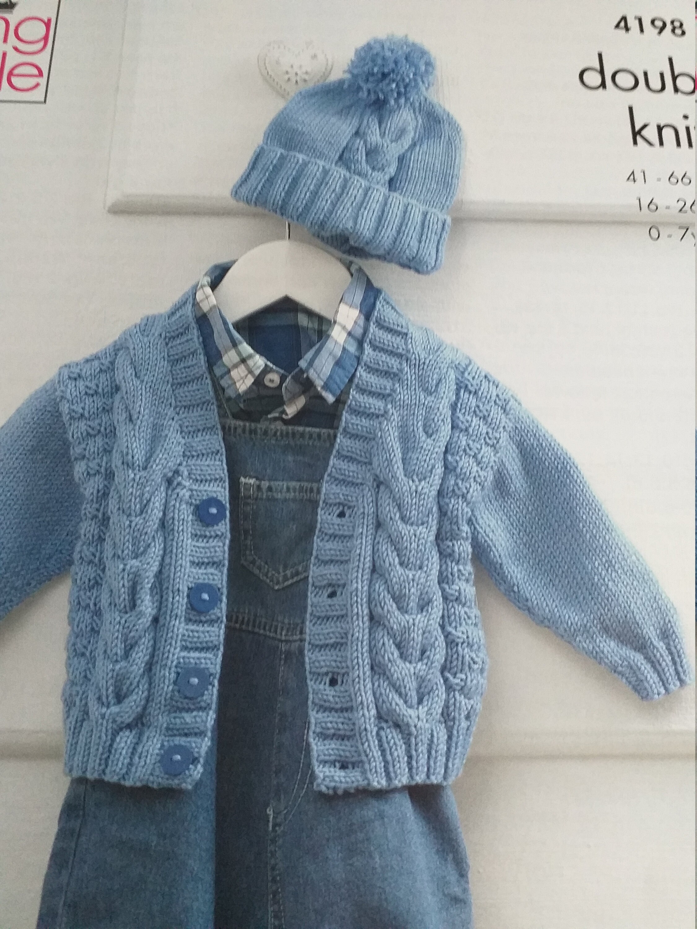 King Cole knitting pattern 4198 baby patterns baby Etsy