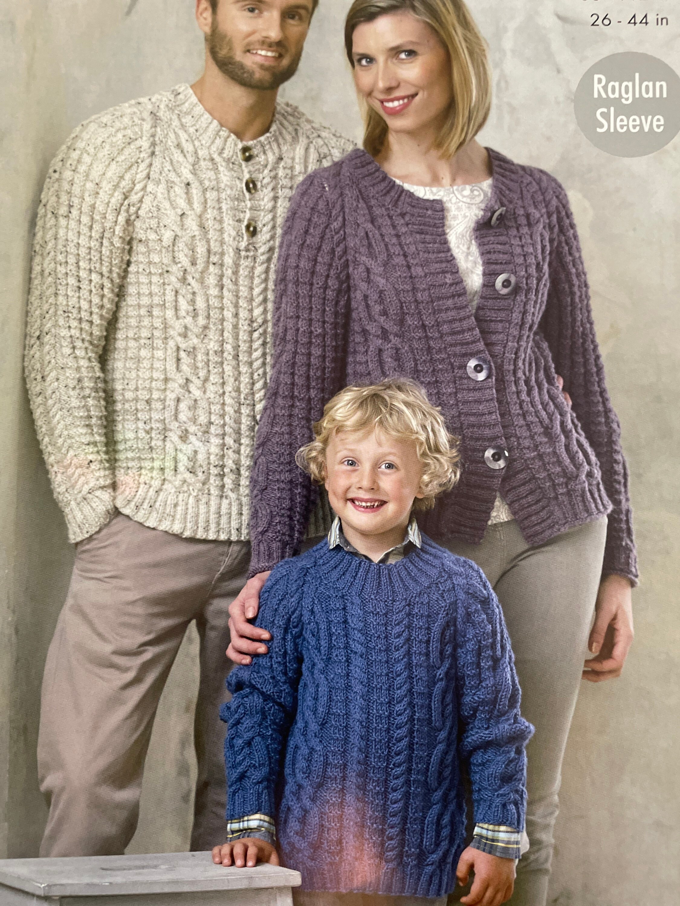 King Cole Pattern 4554 Aran Patterns Mens Aran Sweater Knitting