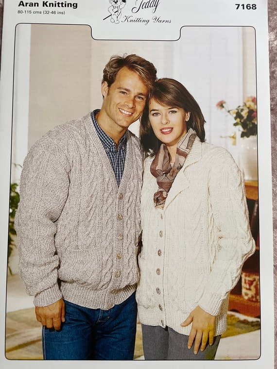 Mens aran top cardigan knitting patterns