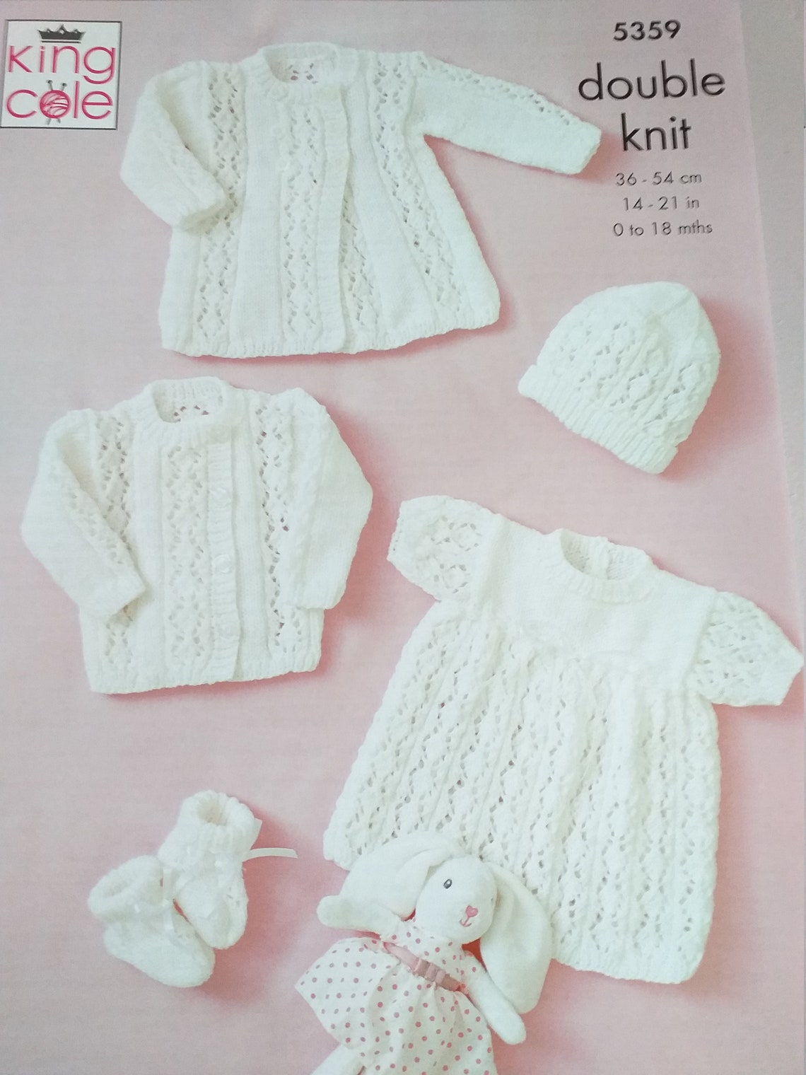 King Cole knitting pattern 5359 baby patterns baby Etsy