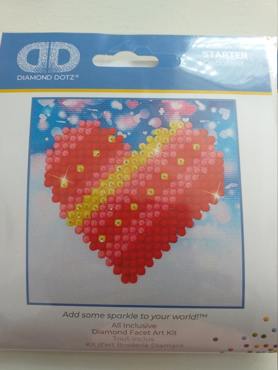 Diamond Dotz Art Diamond Painting Craft Kit Heart Art - Etsy UK