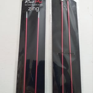 KnitPro Zing Aluminum Knitting Needles - 2.00 mm, 35cm
