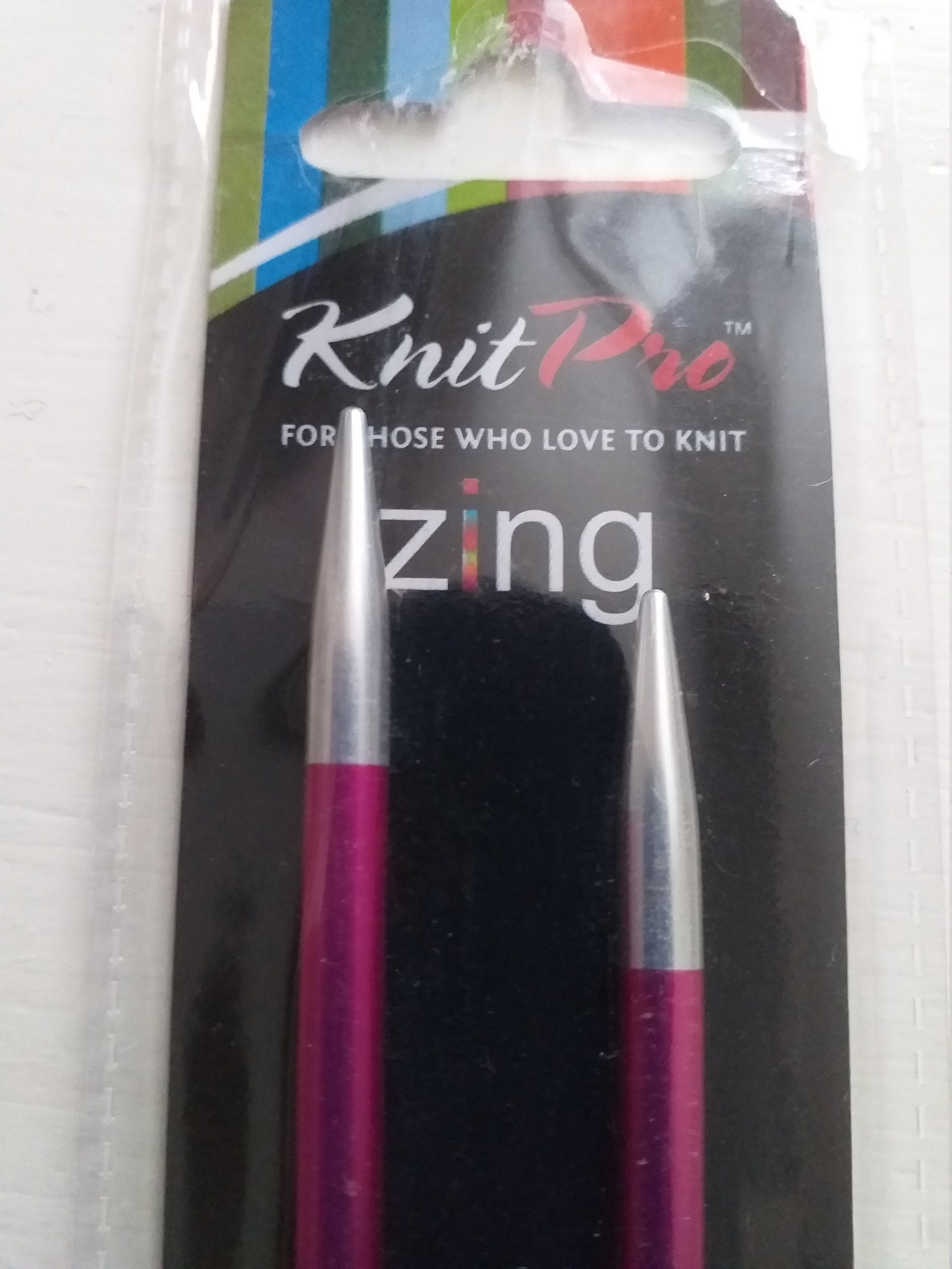 KnitPro zing knitting needles metal knitting needles 5.00 Etsy