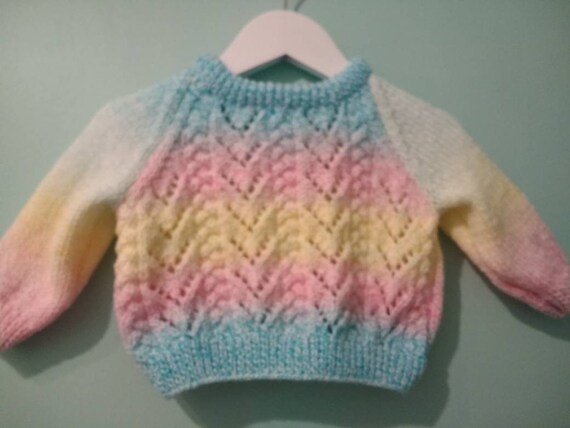 rainbow baby jumper