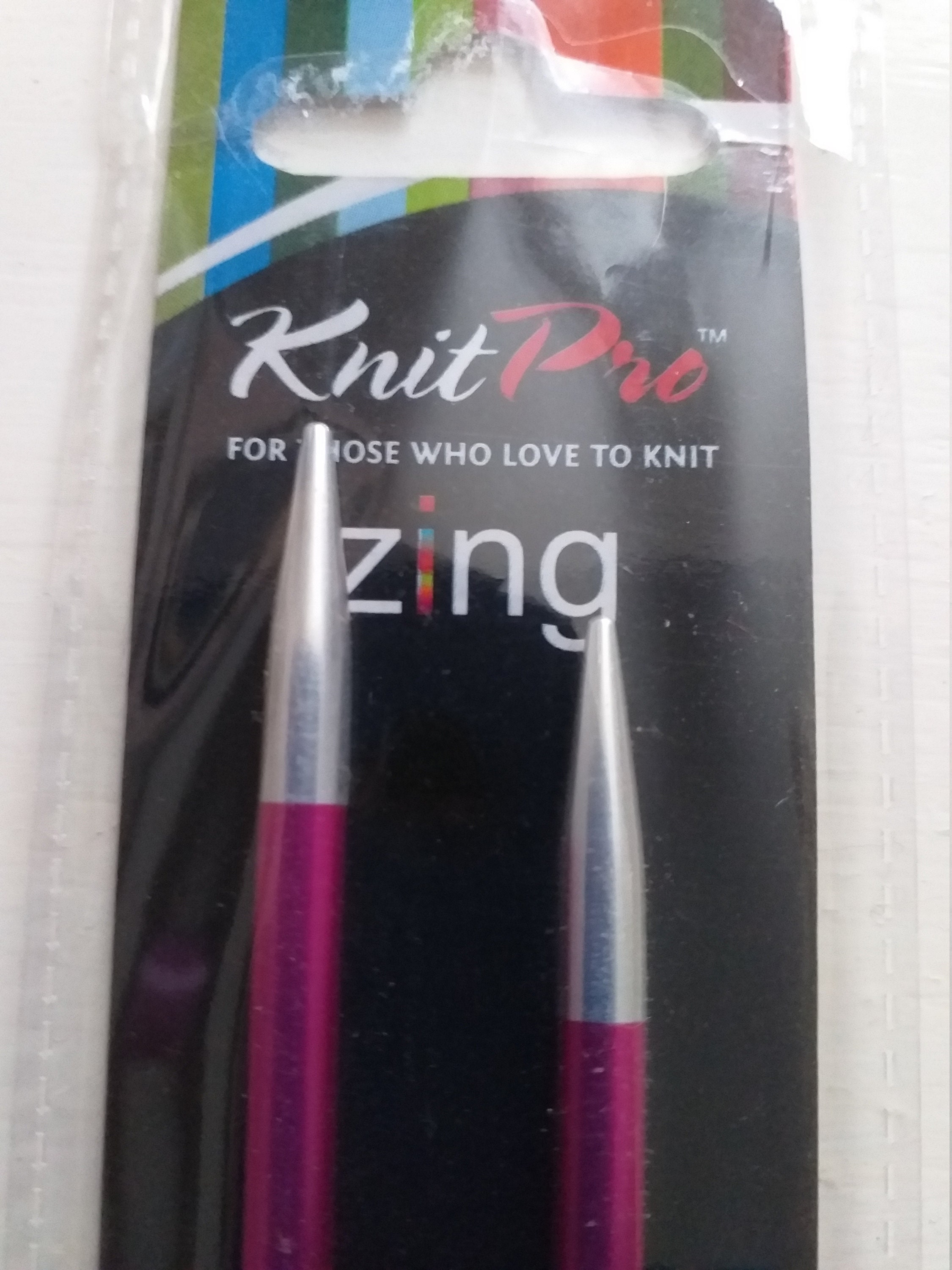 KnitPro zing knitting needles metal knitting needles 5.00 Etsy