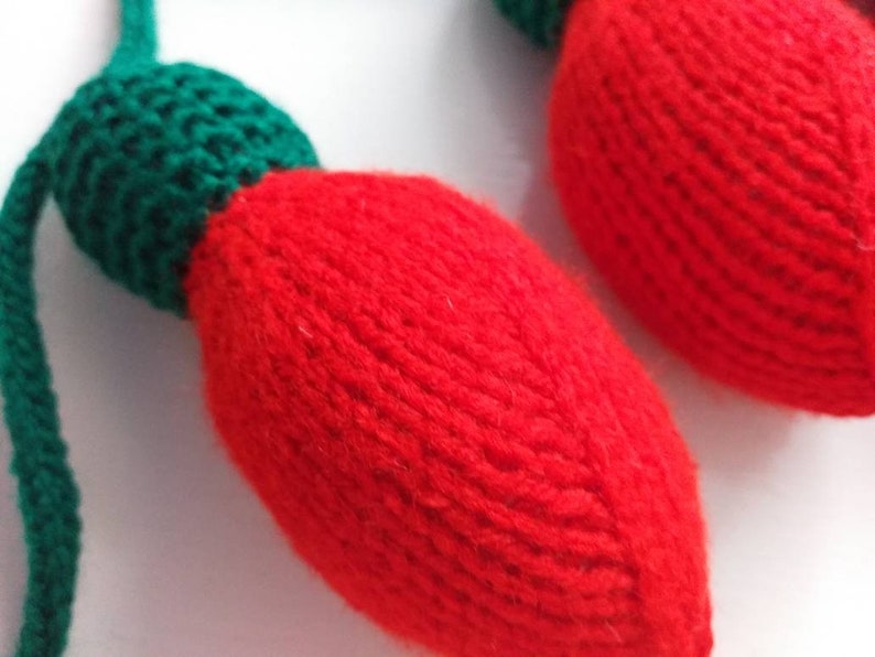 Knitted Fairy Lights Knitted Bunting Knitted Garland Etsy UK