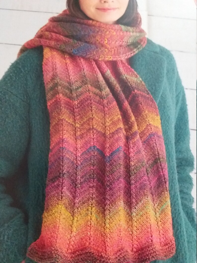 Sirdar Jewelspun Aran Hat Scarf Knitting Pattern | Etsy