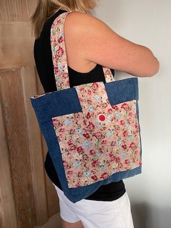 Handmade tote outlet bags etsy