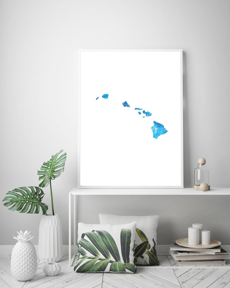 Hawaii Wall Art Prints, Boho, Grandmother Gift, Hawaiian Decor Etsy