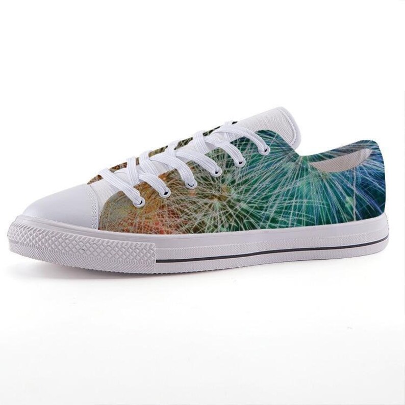Fireworks Custom Printed Low-Top Sneakers