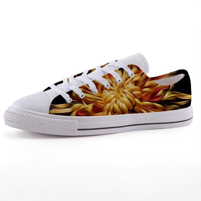 Custom Printed Low-Top Sneakers Spider Mum